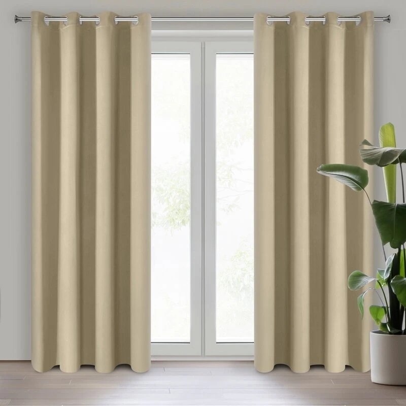 ZASŁONA GOTOWA D91 PARISA 140 X 250 CM BEŻOWY