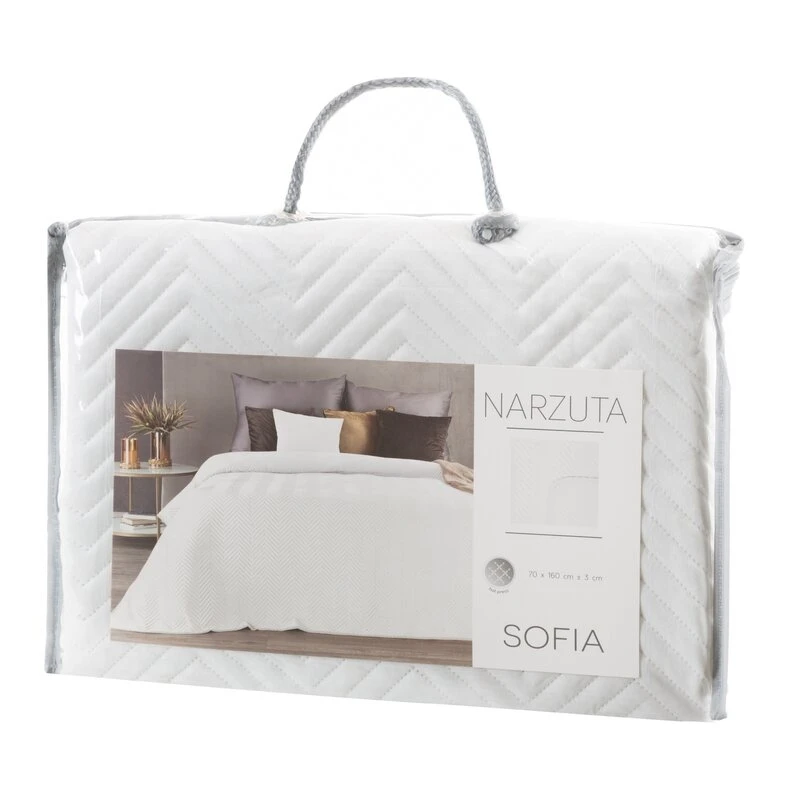 NARZUTA SOFIA 200 X 220 CM BIAŁY