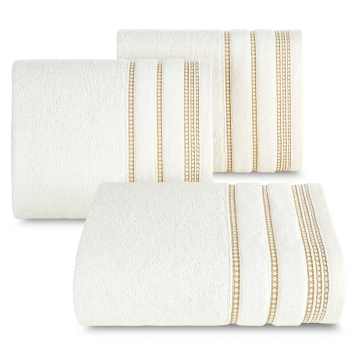 RĘCZNIK AMANDA (01) 50 X 90 CM KREMOWY RĘCZNIK AMANDA (01) 50 X 90 CM KREMOWY