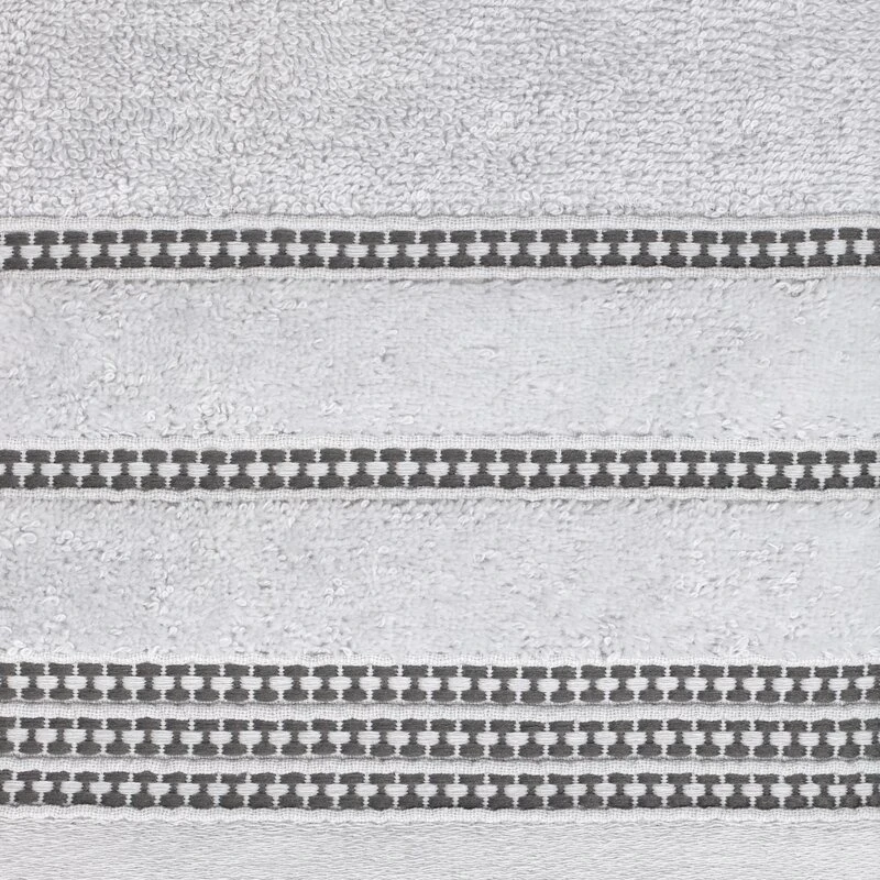 RĘCZNIK AMANDA (03) 70 X 140 CM SREBRNY