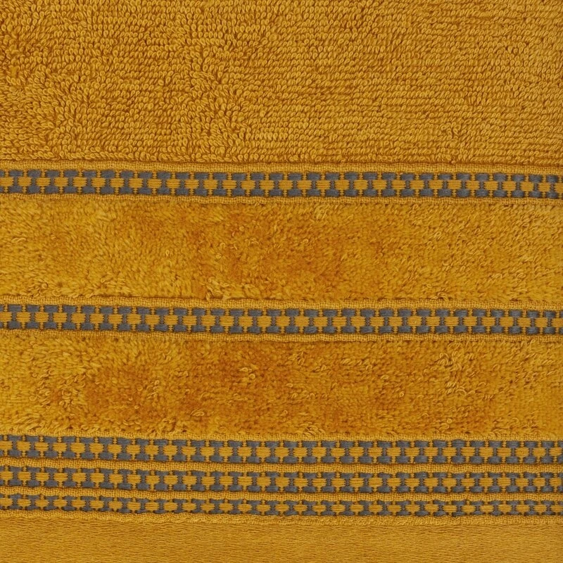 RĘCZNIK AMANDA (05) 70 X 140 CM MUSZTARDOWY