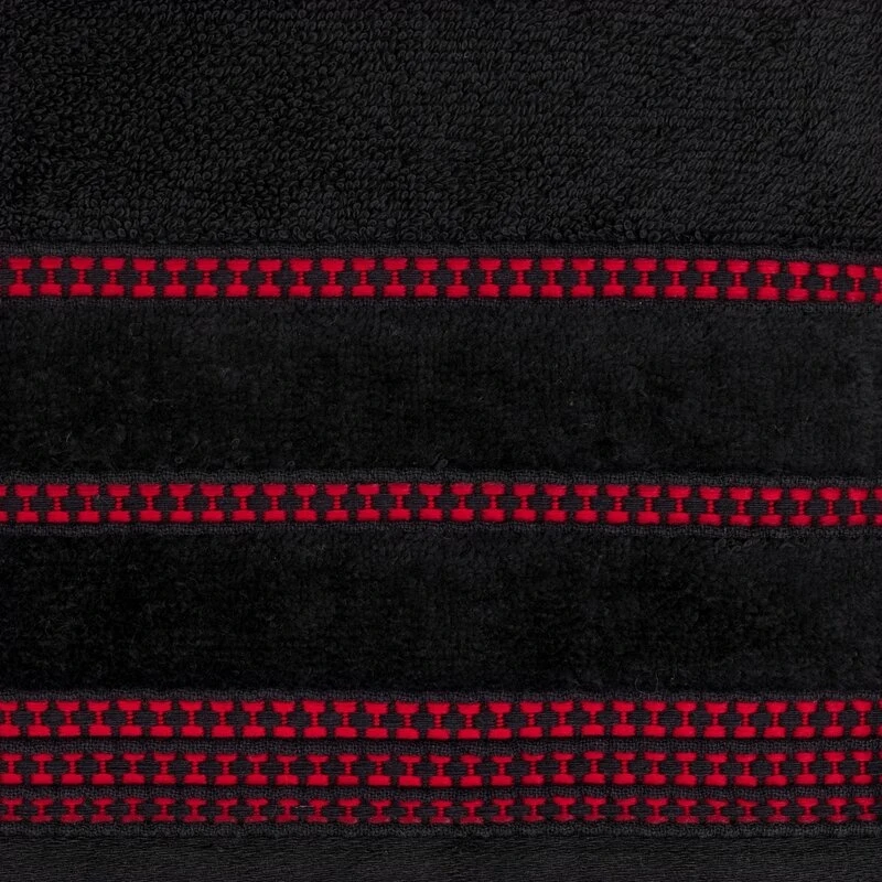 RĘCZNIK AMANDA (08) 50 X 90 CM CZARNY