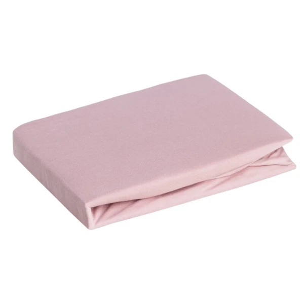 PRZEŚCIERADŁO Z GUMKĄ JERSEY D91 120 X 200 X 25 CM PUDROW