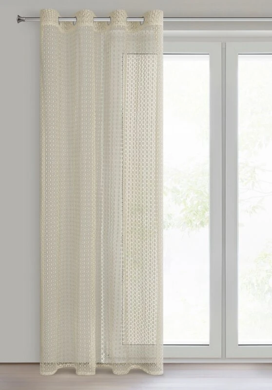 FIRANA GOTOWA MIRELLA 140 X 250 CM BEŻOWY