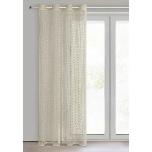 FIRANA GOTOWA MIRELLA 140 X 250 CM BEŻOWY