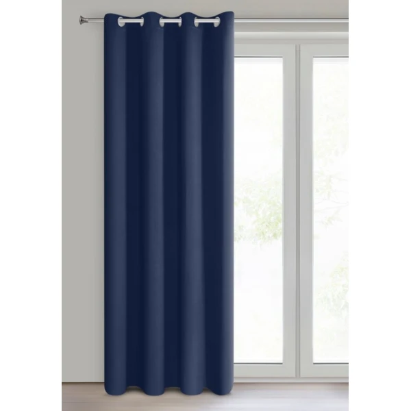 ZASŁONA GOTOWA LOGAN 135 X 270 CM GRANATOWY