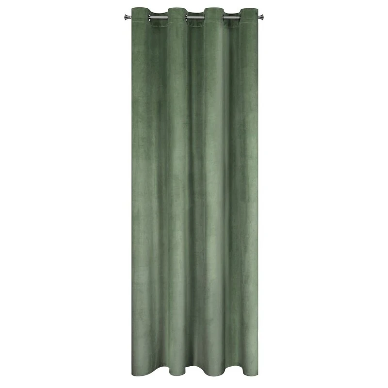 ZASŁONA GOTOWA D91 ROSA 140 X 250 CM CIEMNOMIĘTOWY