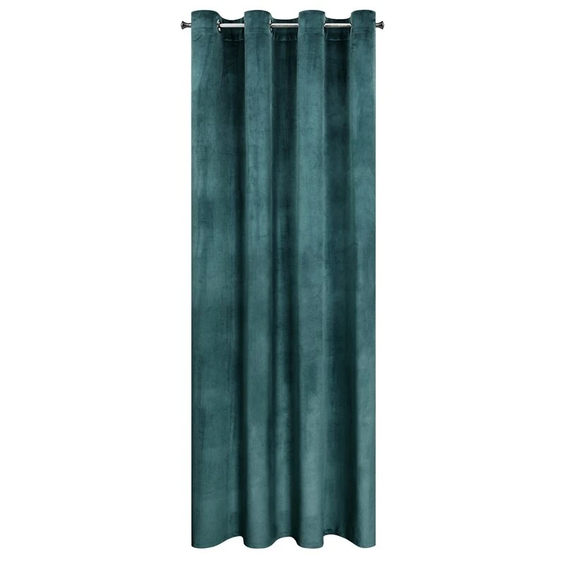 ZASŁONA GOTOWA D91 ROSA 140 X 250 CM CIEMNOTURKUSOWY