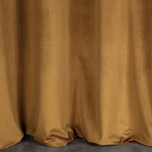 ZASŁONA GOTOWA D91 ROSA NA TAŚMIE 140 X 270 CM MIODOWY