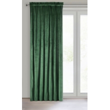 ZASŁONA GOTOWA D91 ROSA NA TAŚMIE 140 X 270 CM CIEMNOZIELONY ZASŁONA GOTOWA D91 ROSA NA TAŚMIE 140 X 270 CM CIEMNOZIELONY