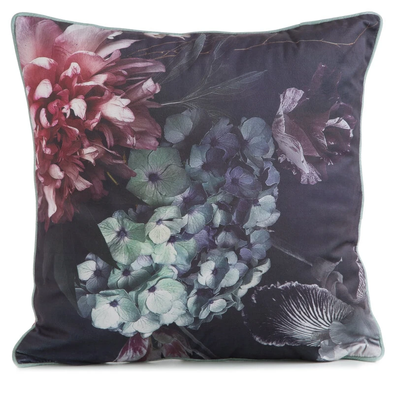 POSZEWKA VELVET 131 45 X 45 CM CIEMNOFIOLETOWY