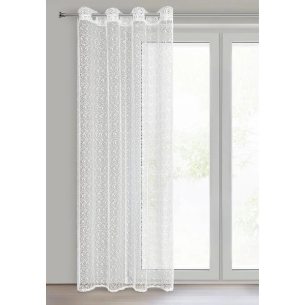 FIRANA GOTOWA ELLISSA 140 X 250 CM BIAŁY