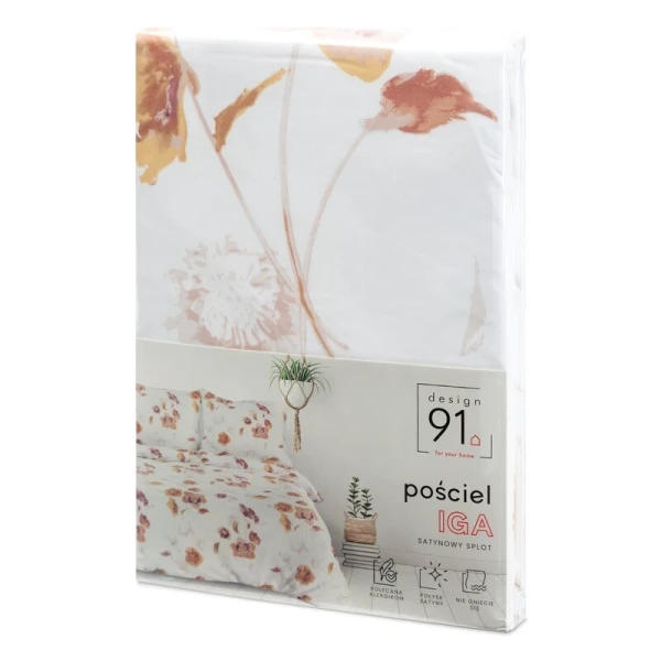 POŚCIEL D91 IGA 220 X 200 CM BIAŁY