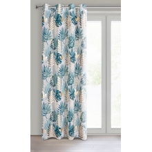 ZASŁONA GOTOWA KERI 140 X 250 CM TURKUSOWY