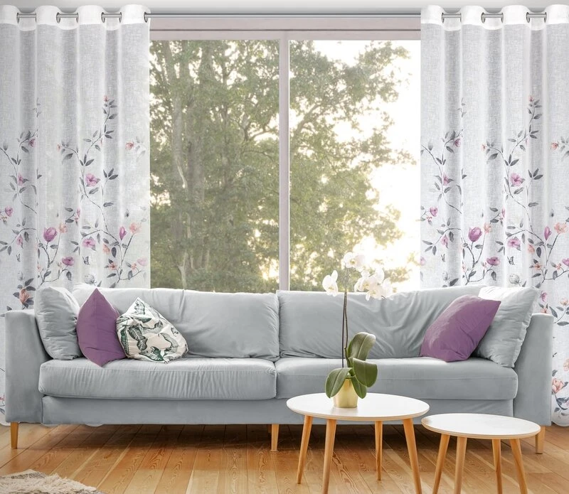 ZASŁONA GOTOWA ANTEA 140 X 250 CM BIAŁY