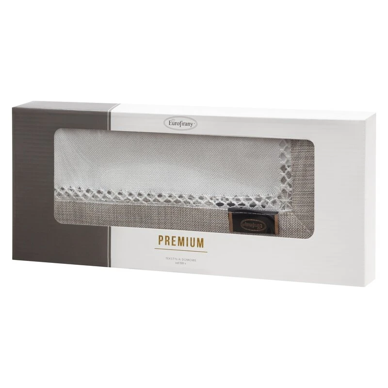OBRUS EMMA 40 X 140 CM BIAŁY