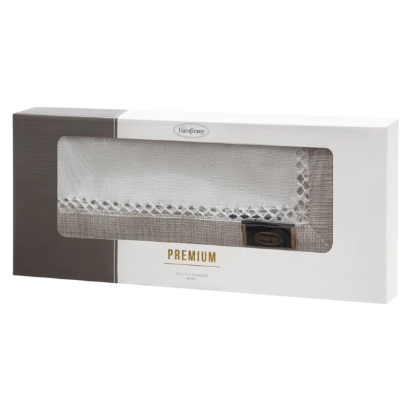 OBRUS EMMA 40 X 140 CM BIAŁY