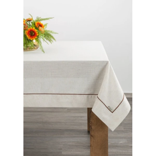 OBRUS NATU 9 145 X 300 CM NATURALNY