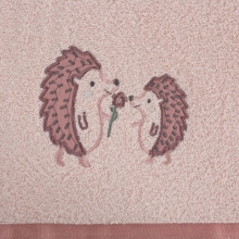 RĘCZNIK DZIECIĘCY BABY68 100 X 100 CM RÓŻOWY