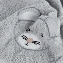 RĘCZNIK DZIECIĘCY BABY71 50 X 90 CM SREBRNY