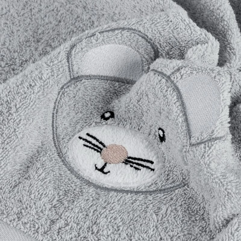 RĘCZNIK DZIECIĘCY BABY71 15 X 21 CM SREBRNY