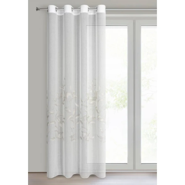 FIRANA GOTOWA ESTELLA 140 X 250 CM BIAŁY