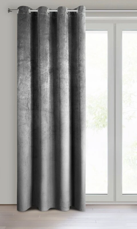 ZASŁONA GOTOWA PIERRE 140 X 250 CM STALOWY