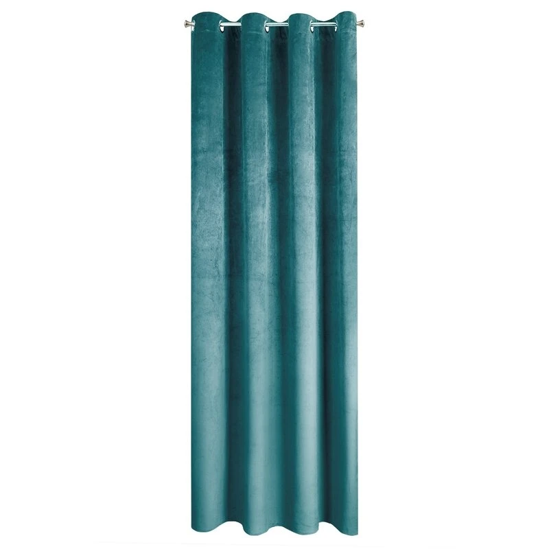 ZASŁONA GOTOWA PIERRE 140 X 250 CM TURKUSOWY