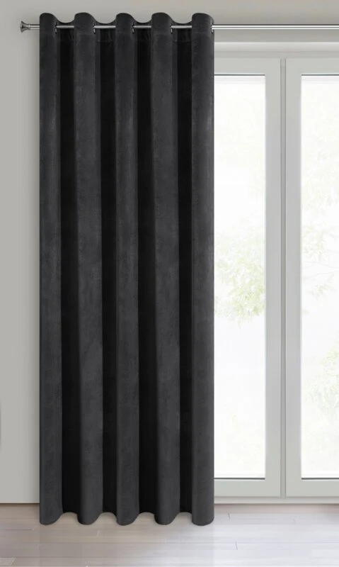 ZASŁONA GOTOWA VILLA 140 X 250 CM CZARNY