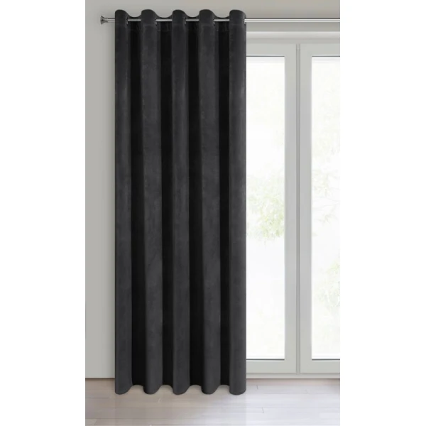 ZASŁONA GOTOWA VILLA 140 X 250 CM CZARNY