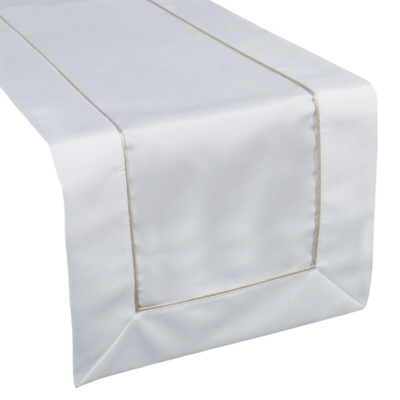 OBRUS MADELE 40 X 140 CM BIAŁY
