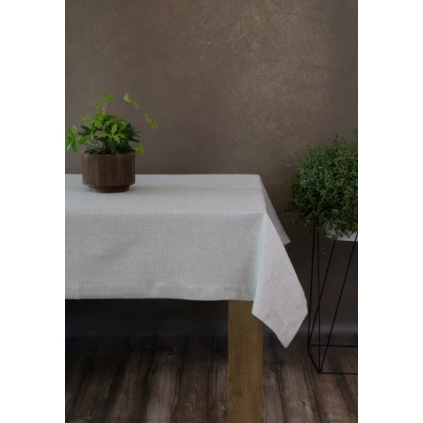 OBRUS STELLA 2 145 X 350 CM SREBRNY
