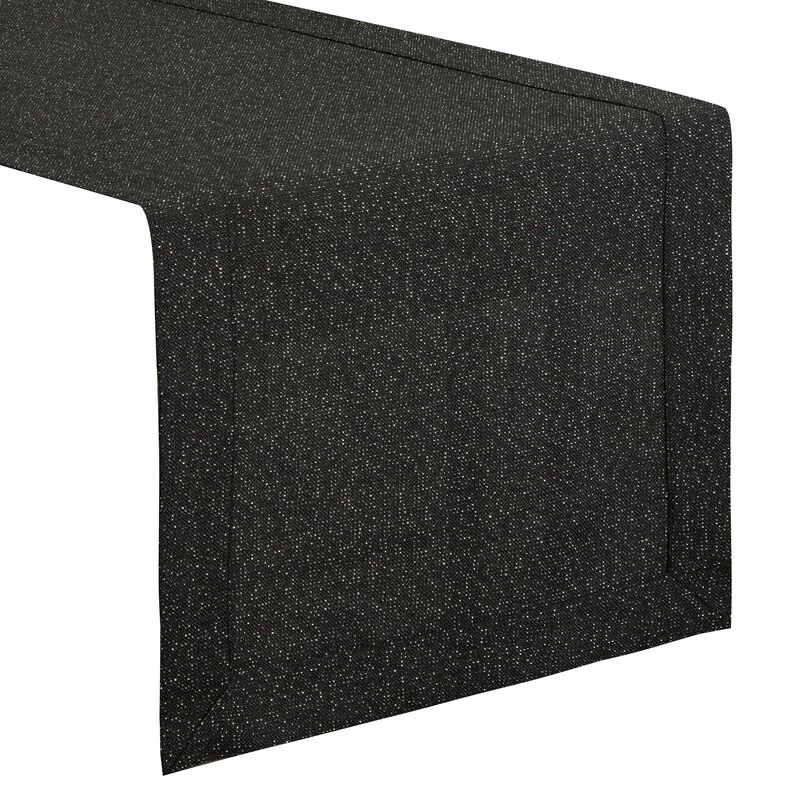 OBRUS STELLA 1 40 X 140 CM CZARNY