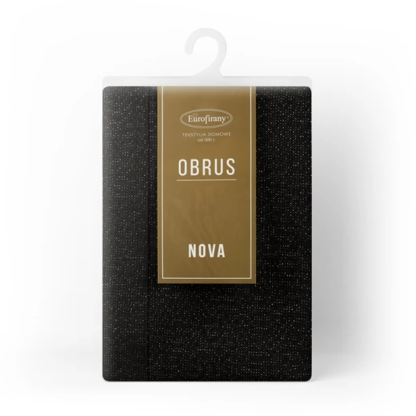 OBRUS STELLA 1 145 X 350 CM CZARNY