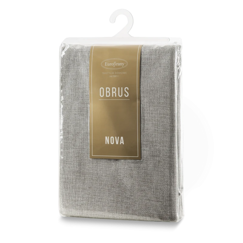 OBRUS STELLA 2 O 180 CM SREBRNY