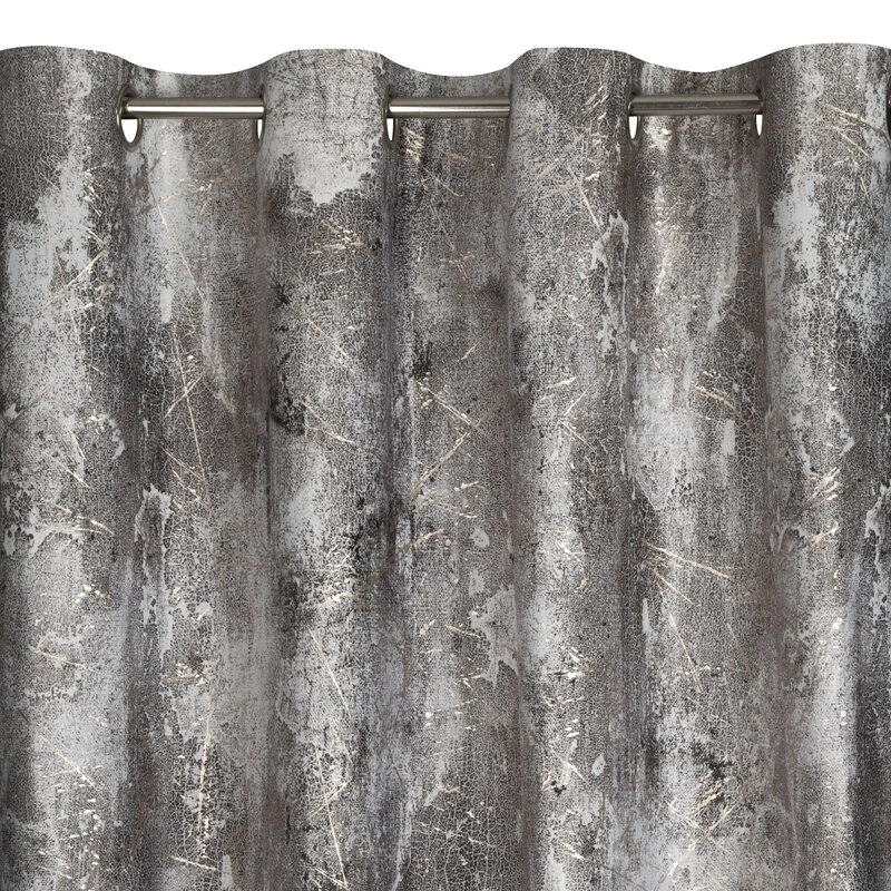 ZASŁONA GOTOWA ESTER 140 X 250 CM STALOWY