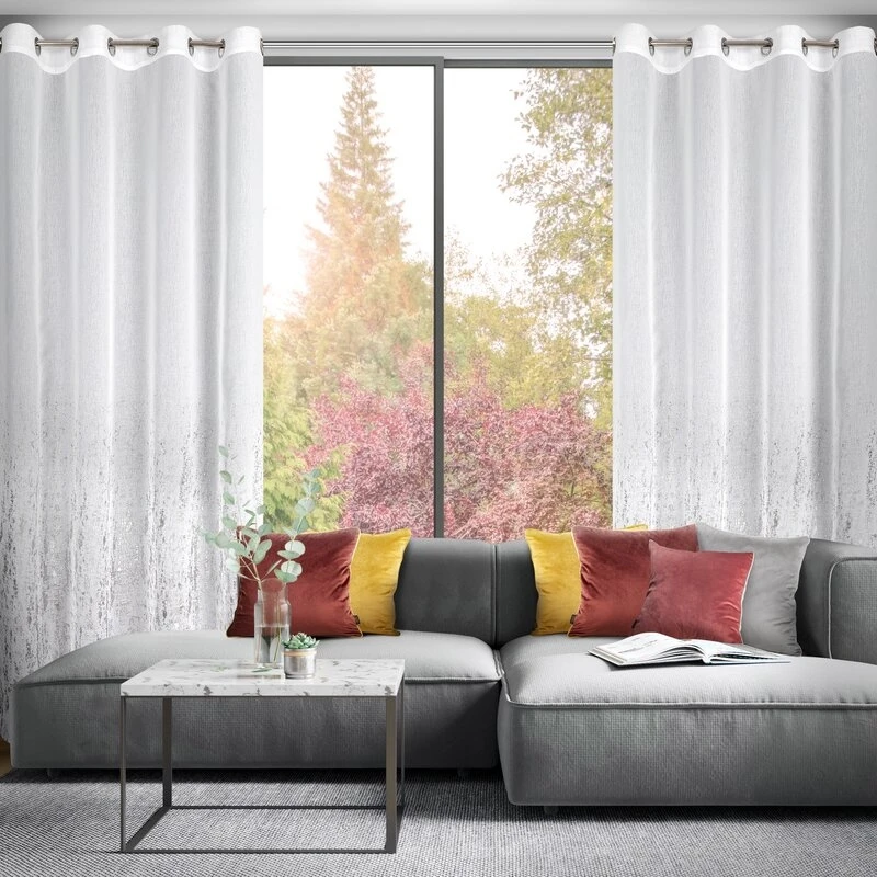 FIRANA GOTOWA OLIVIA 140 X 250 CM BIAŁY