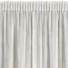 FIRANA GOTOWA ILARIA NA TAŚMIE 140 X 270 CM BIAŁY