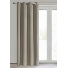 ZASŁONA GOTOWA NERISA 140 X 250 CM CIEMNOBEŻOWY ZASŁONA GOTOWA NERISA 140 X 250 CM CIEMNOBEŻOWY