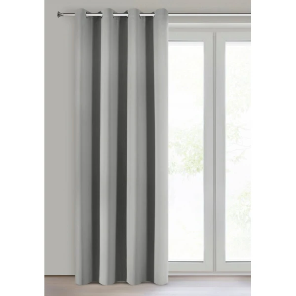 ZASŁONA GOTOWA NERISA 140 X 250 CM SREBRNY