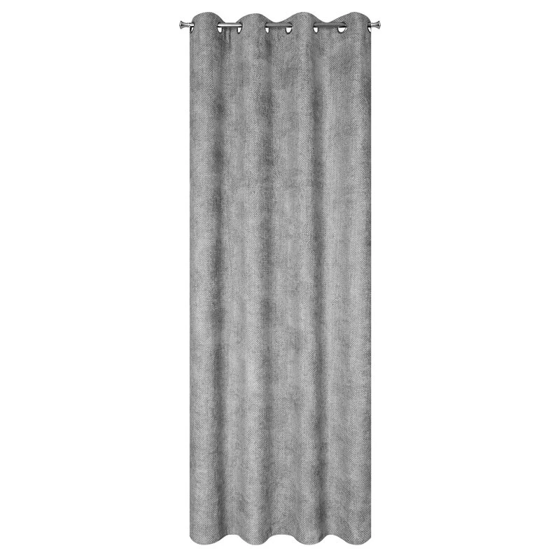ZASŁONA GOTOWA ALETA 135 X 250 CM POPIELATY