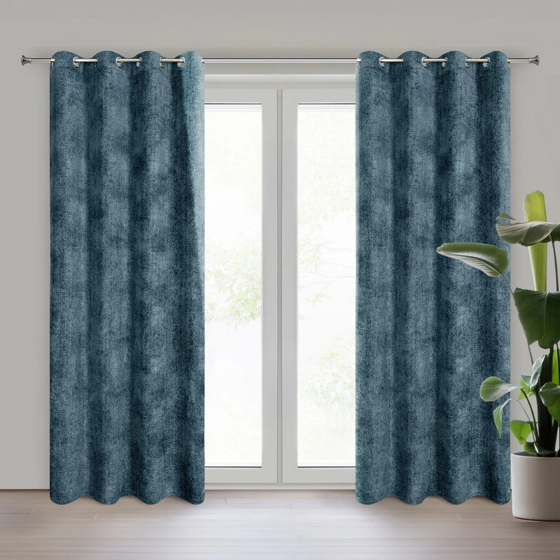 ZASŁONA GOTOWA ALETA 135 X 250 CM GRANATOWY