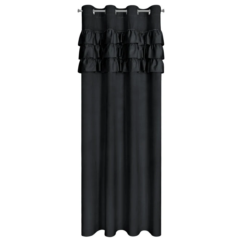 ZASŁONA GOTOWA SAMI 140 X 250 CM CZARNY