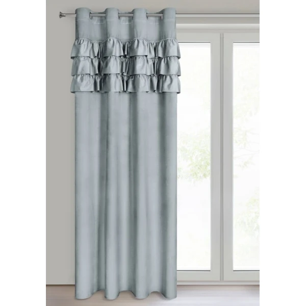 ZASŁONA GOTOWA SAMI 140 X 250 CM SREBRNY
