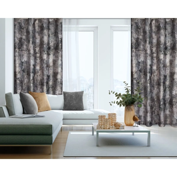 ZASŁONA GOTOWA ESTER 140 X 250 CM BRĄZOWY