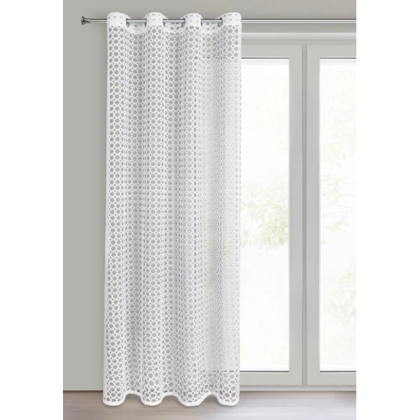 FIRANA GOTOWA CARMEN 140 X 250 CM BIAŁY