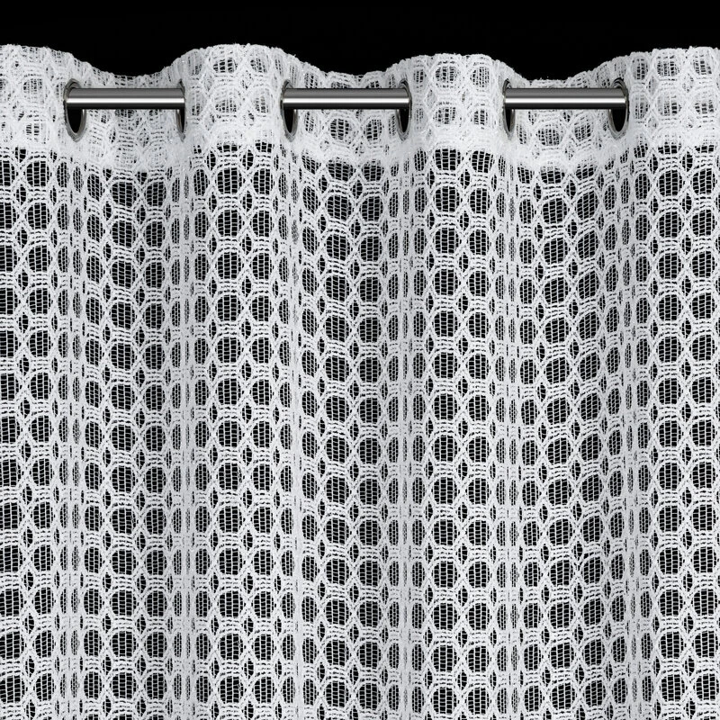 FIRANA GOTOWA CARMEN 140 X 250 CM BIAŁY