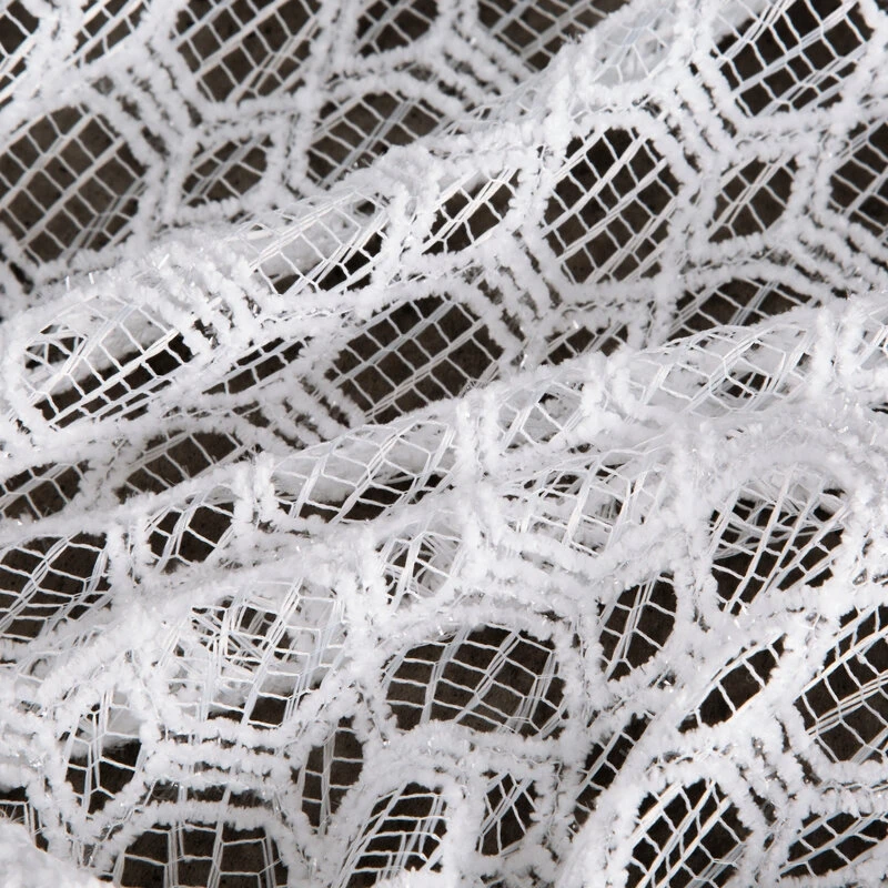 FIRANA GOTOWA CARMEN 140 X 250 CM BIAŁY