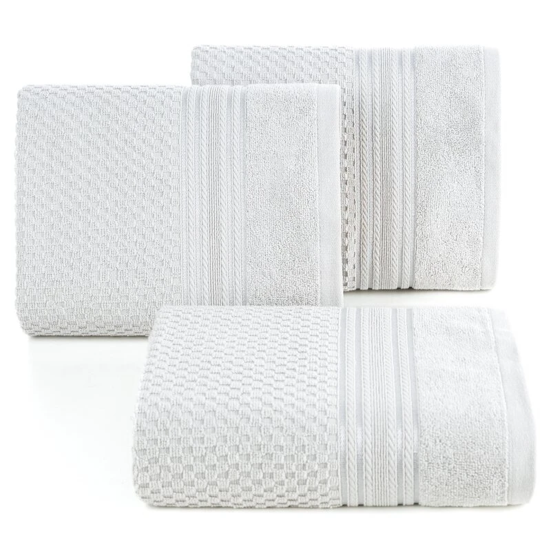 RĘCZNIK DAVOS (03) 70 X 140 CM SREBRNY