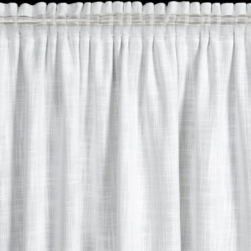 ZASŁONA GOTOWA ROSI 1 NA TAŚMIE 140 X 270 CM BIAŁY